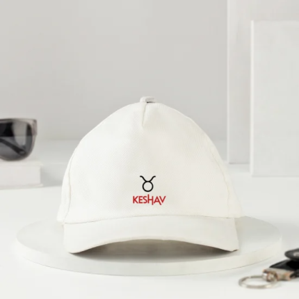Personalized White Premium Cap - Carporates, Events and Personal use - BG-WC001