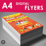 Flyer (Phamplet) A4 size for Corporate, Business, Event use BG-FLYER01