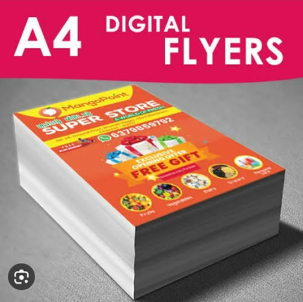 Flyer (Phamplet) A4 size for Corporate, Business, Event use BG-FLYER01