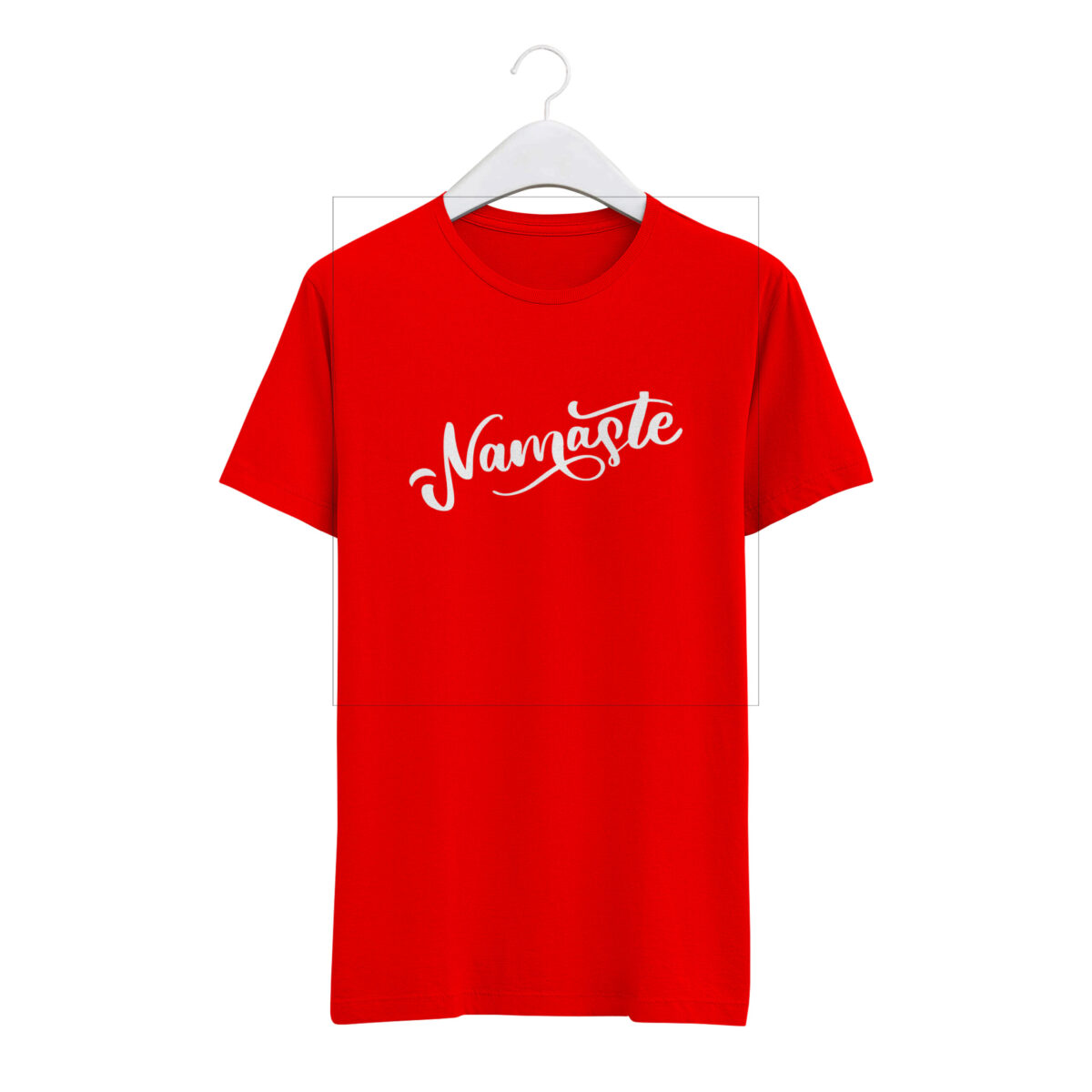 Round Neck T-Shirt “NAMASTE” – BG-RN78 - Image 4