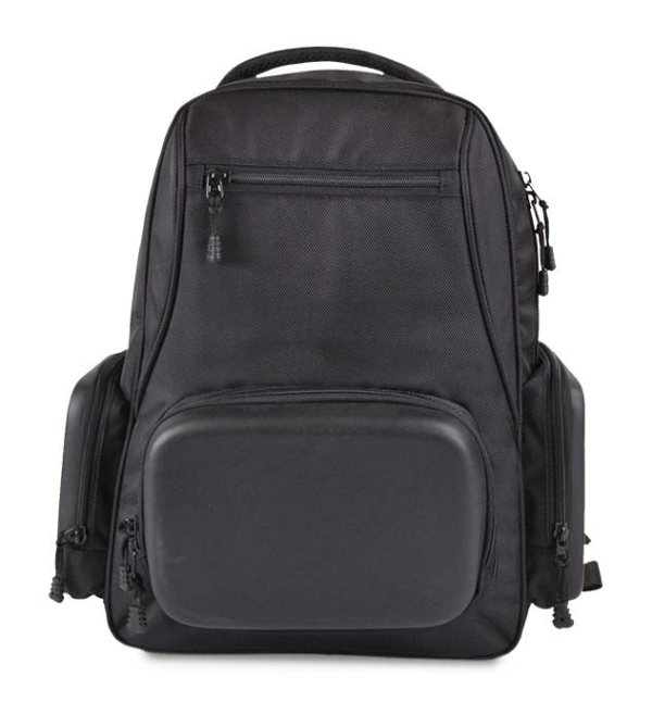 Multi Pocket Black Backpack - For Employees, Travelers, Corporate, Client or Dealer Gifting, Events Promotional Freebies BG-BGS04