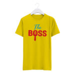 Round Neck T-Shirt “THE BOSS” – BG-RN74 - Image 2