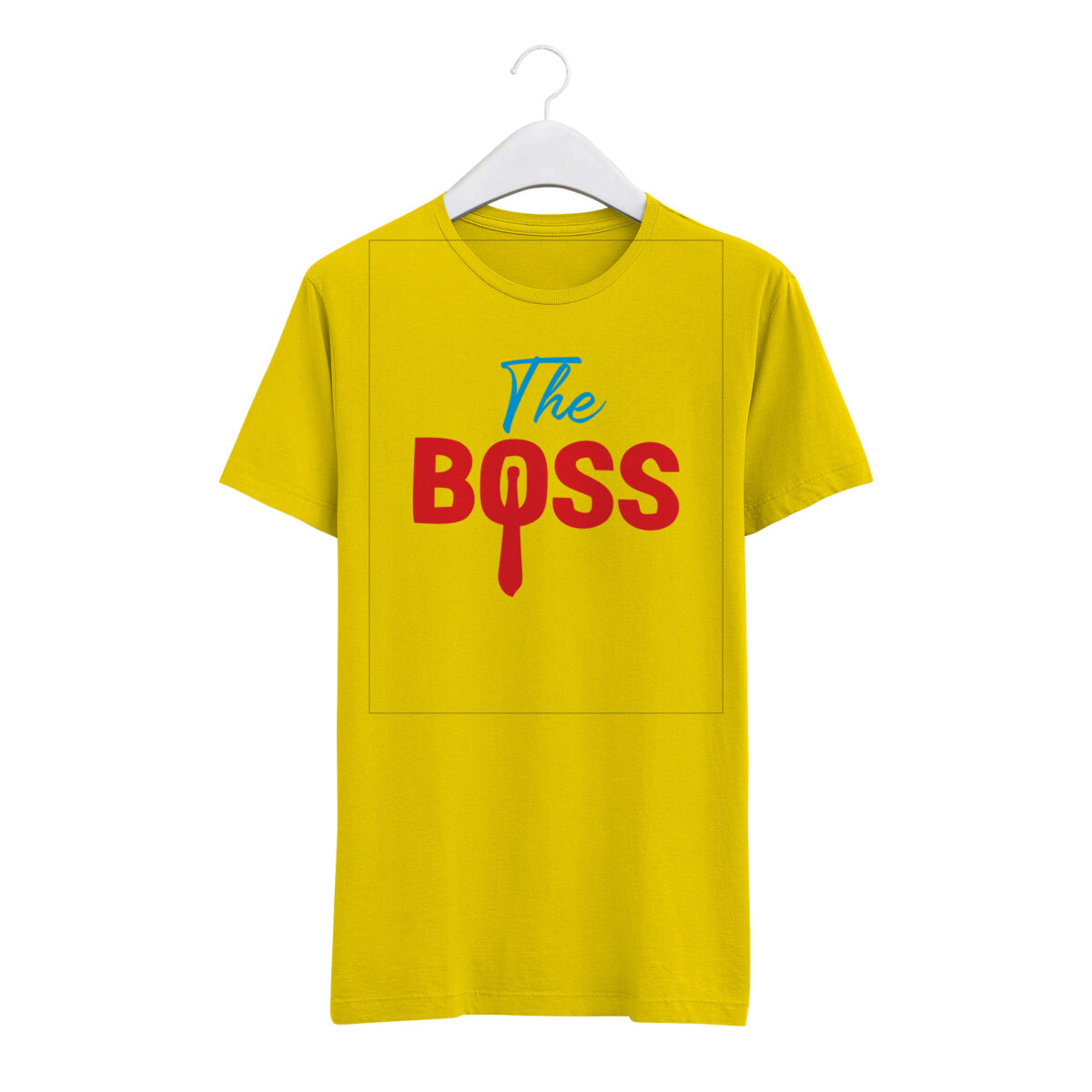 Round Neck T-Shirt “THE BOSS” – BG-RN74 - Image 2