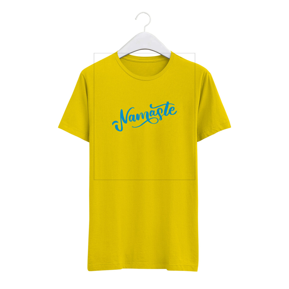 Round Neck T-Shirt “NAMASTE” – BG-RN78 - Image 3